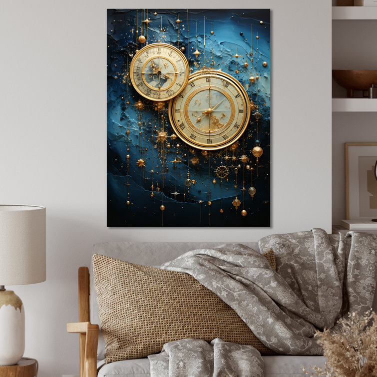 Winston Porter Astrology Celestial Tapestry Mixed On Metal Print